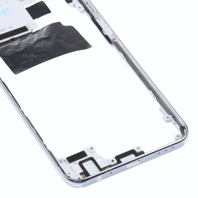 Middle Frame Bezel Plate for Xiaomi Redmi Note 10 M2101K7AI M2101K7AG(White)