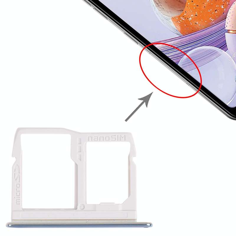 Nano SIM Card Tray + Micro SD Card Tray for LG Stylo 6 / K71 LMQ730HA, LM-Q730HA, LMQ730TM, LM-Q7...