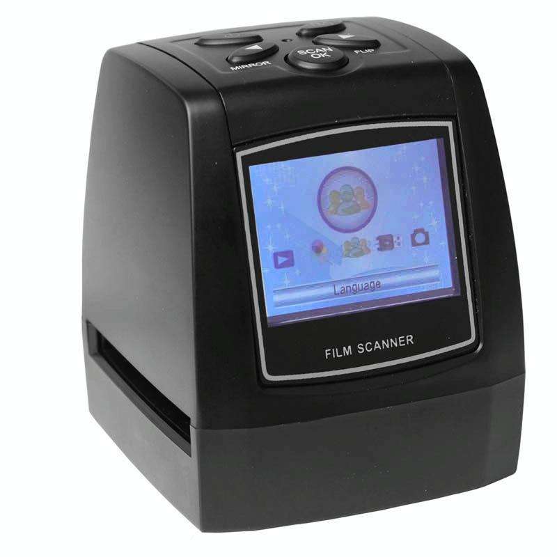 EC718 USB 2.0 35mm 5MP 2.36 inch TFT LCD Screen Film Scanner, Support SD Card