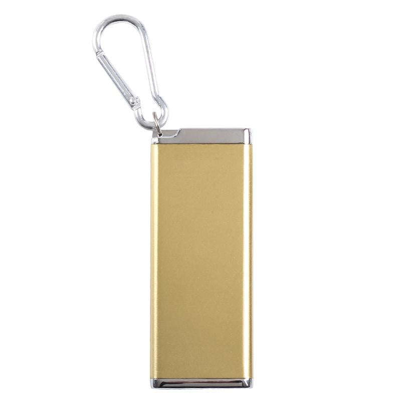 Portable Cigarette Case Portable With Lid Sealed Ashtray, Color: Gold