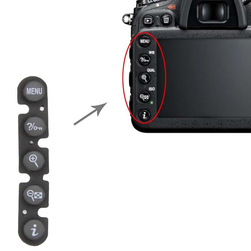 For Nikon D7000 Menu Button Cap