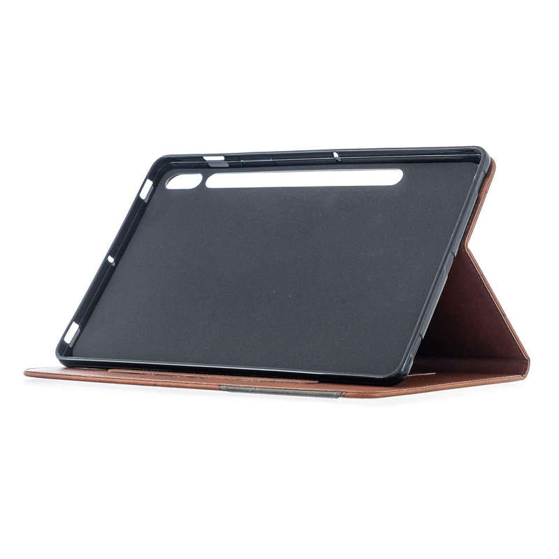 For Samsung Galaxy Tab S8 / Galaxy Tab S7 T870 Rhombus Texture Horizontal Flip Magnetic Leather C...