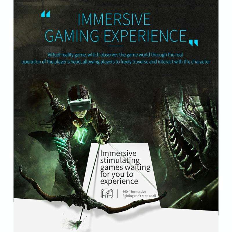 VR SHINECON G06E Virtual Reality 3D Video Glasses Suitable for 4.7 inch - 6.1 inch Smartphone wit...
