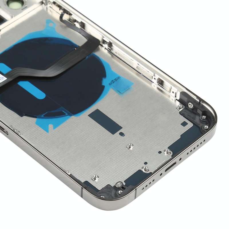 Battery Back Cover (with Side Keys & Card Tray & Power + Volume Flex Cable & Wireless Charging Mo...