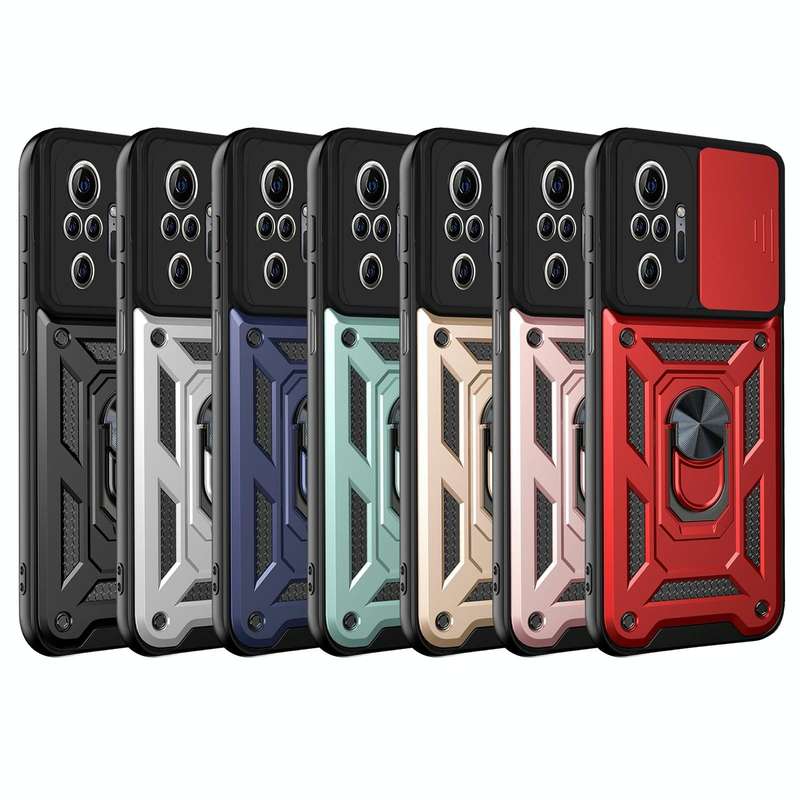 For Xiaomi Redmi Note 10 Pro Sliding Camera Cover Design TPU+PC Protective Case(Dark Green)