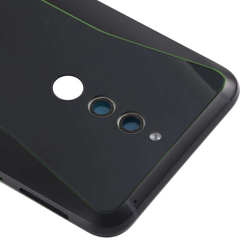 Original Middle Frame Bezel Plate + Battery Back Cover for Xiaomi Black Shark Helo(Black)
