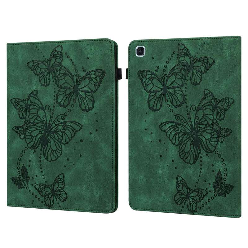 For Samsung Galaxy Tab S6 Lite P610/P615 Embossed Butterfly Pattern Horizontal Flip Leather Table...