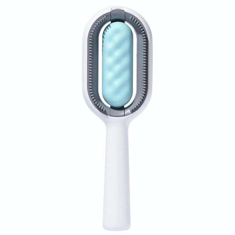Pet Cats With Water Tank Hair Removal Comb Cleaning Hair Brush, Style: Long Hair (Blue)