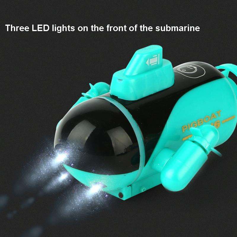 777-219 Mini Remote Control Submarine Small Remote Control Boat(Blue)