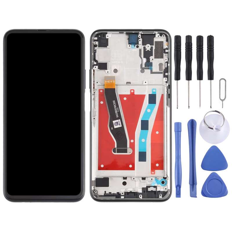 OEM LCD Screen for Huawei P smart Pro 2019 Digitizer Full Assembly with Frame(Black)