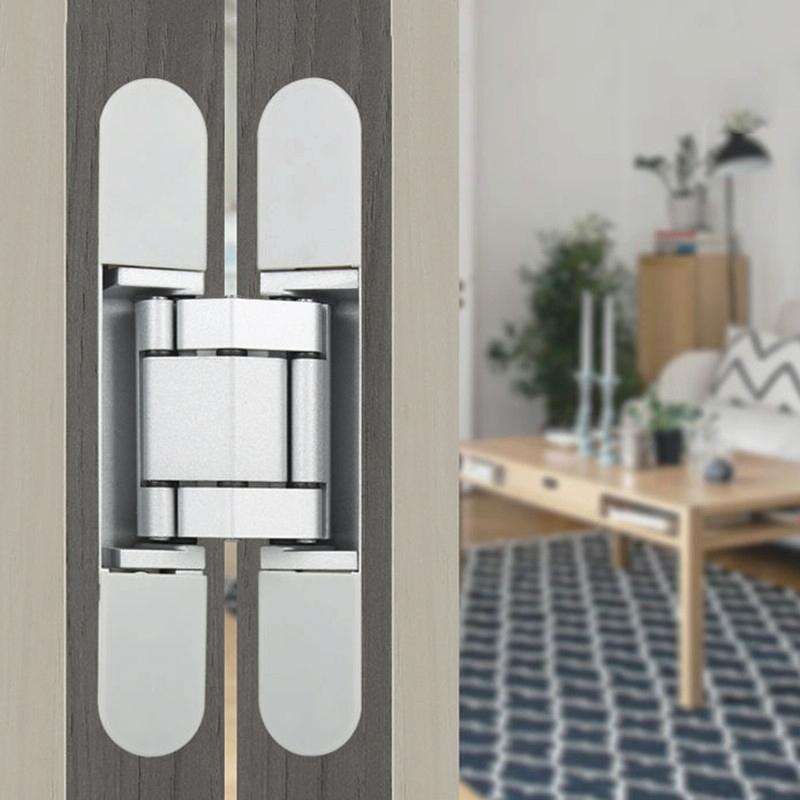 Three-Dimensional Adjustable Cross Hinge Folding Door Concealed Hinge, Specification: No. 4 Dumb ...