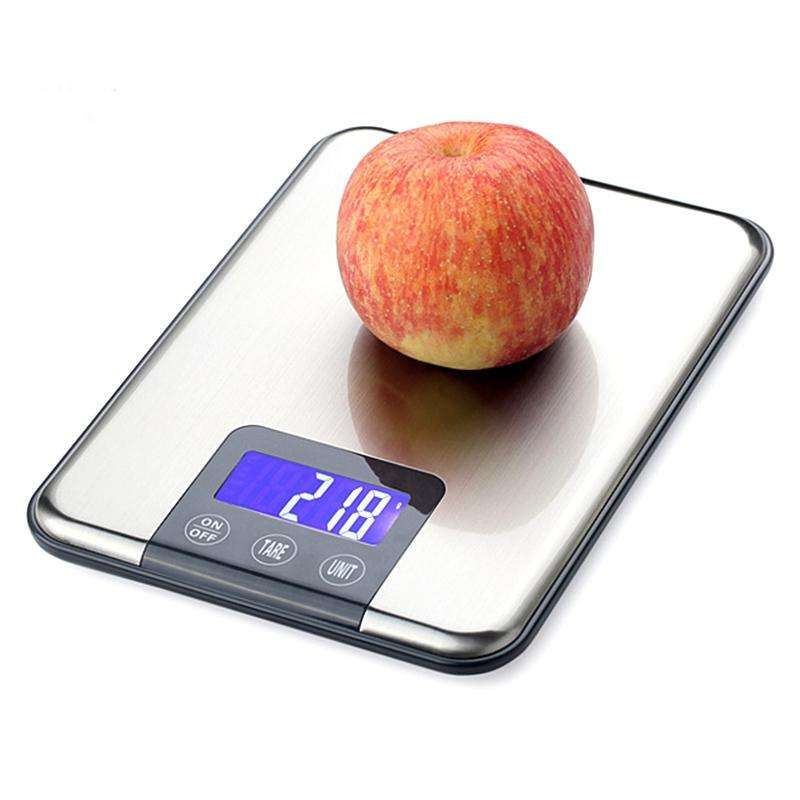 15kg x 1g Stainless Steel High Precision Kitchen Touch Electronic Scale, Load Bearing:15kg