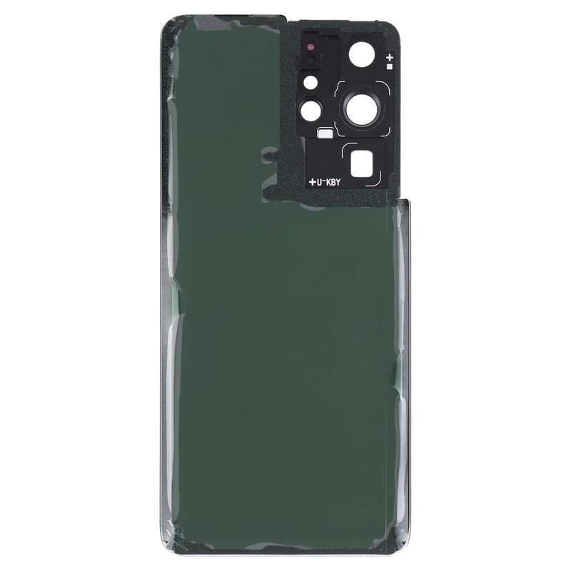 For Samsung Galaxy S21 Ultra 5G Battery Back Cover with Camera Lens Cover (Blue)