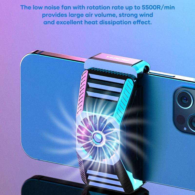 ROCK i100 Stretchable Semiconductor Cooling Mobile Phone Radiator for Phones Below 86mm Width, wi...