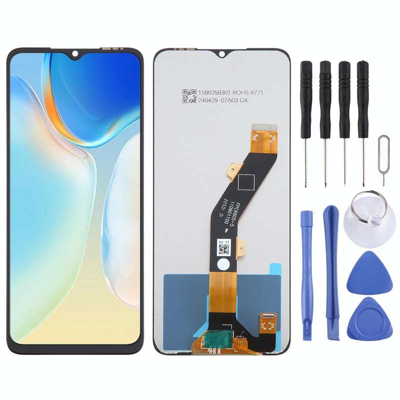 For itel A70 OEM LCD Screen with Digitizer Full Assembly