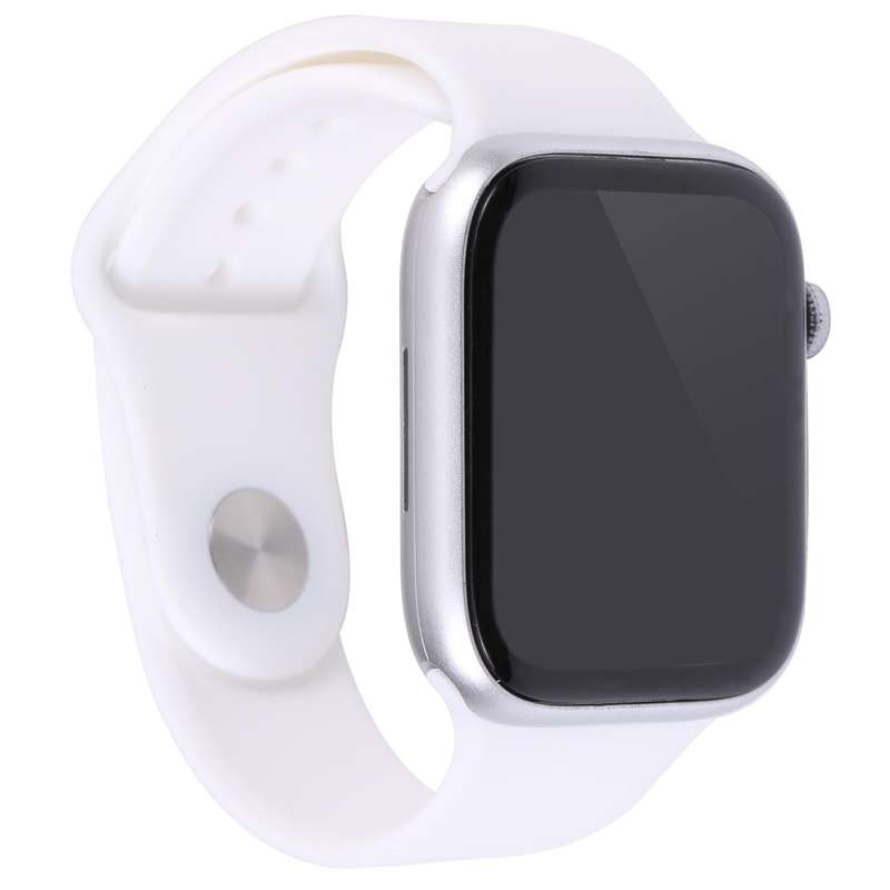 For Apple Watch Series 8 45mm Black Screen Non-Working Fake Dummy Display Model(White)