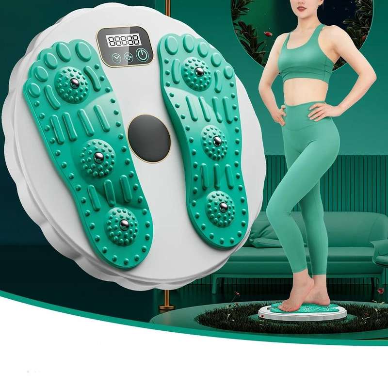 Rotating Waist Disc Twist Machine with Electronic Counter Magnetic Massage for Body Shaping, Colo...