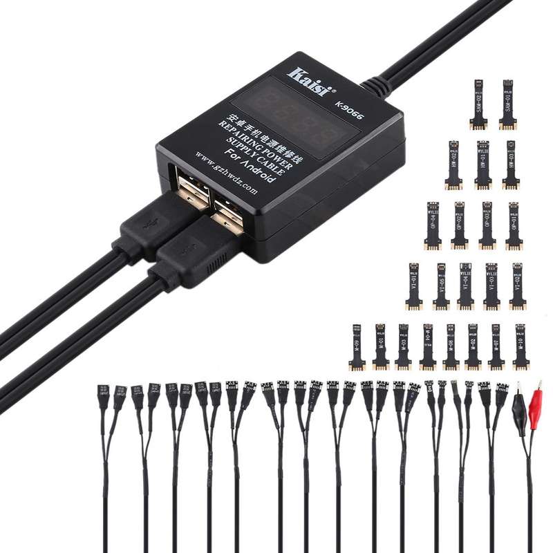 Kaisi K-9066 Mobile Phone Maintenance Power Cable Built-in Short Circuit Protection For Huawei, S...