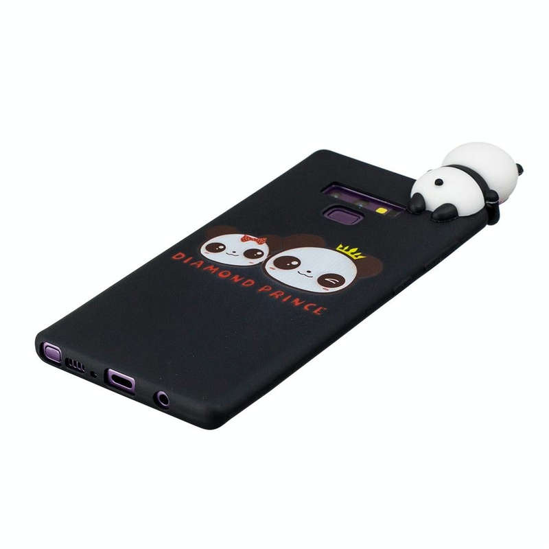 For Galaxy Note 9 Shockproof Cartoon TPU Protective Case(Two Pandas)