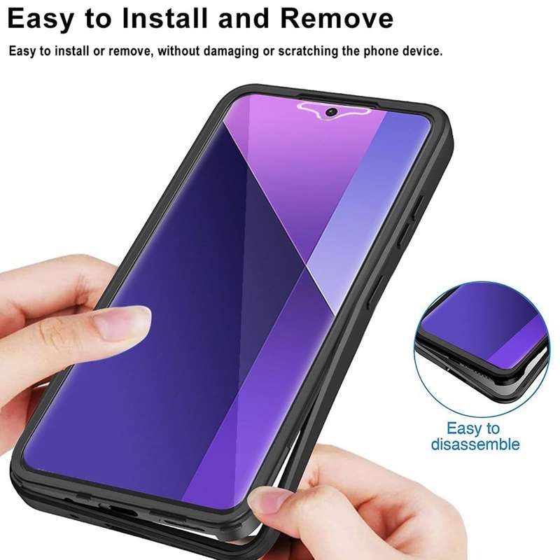 For Xiaomi Redmi Note 13 Pro+ 5G Acrylic + TPU 360 Degrees Full Coverage Phone Case(Green)