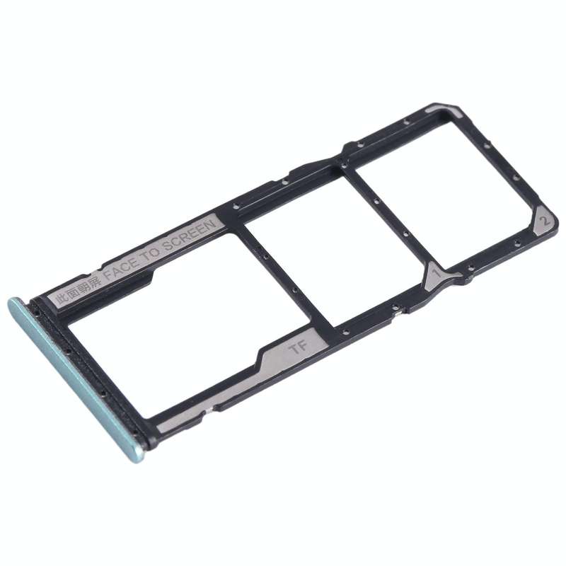 For Xiaomi Redmi Note 12s SIM Card Tray + SIM Card Tray + Micro SD Card Tray (Green)