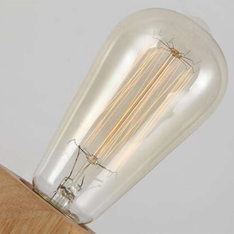 Solid Wood Decoration LED Night Light Modern Minimalist Warm Bedroom Bedside Lamp Small Table Lam...