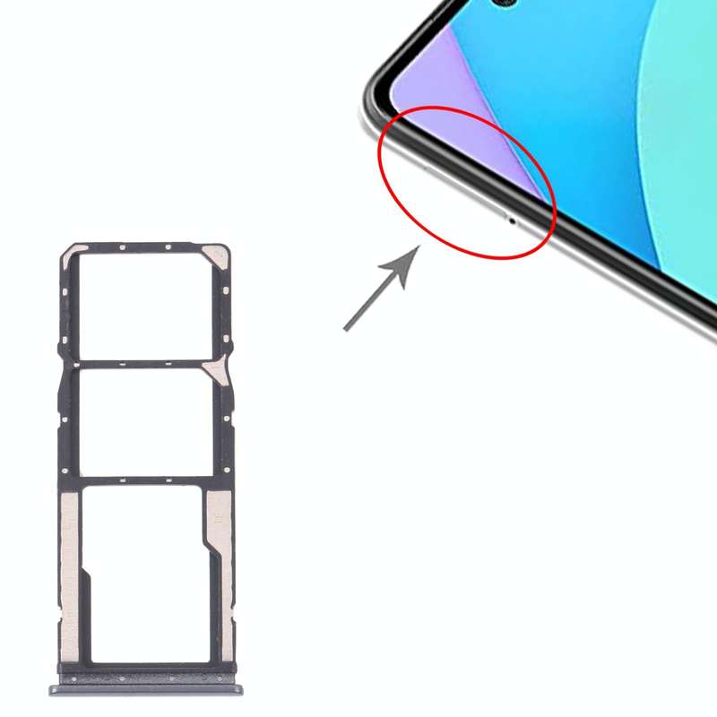 SIM Card Tray + SIM Card Tray + Micro SD card tray for Xiaomi Redmi 10/Redmi 10 Prime/Redmi Note ...