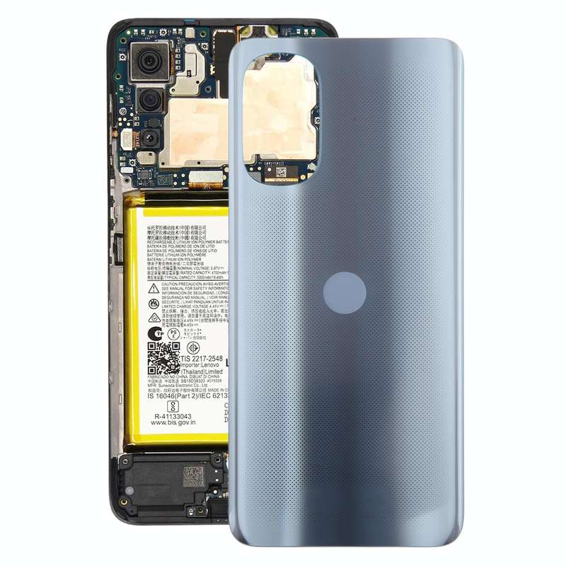 For Motorola Moto G82 Original Battery Back Cover(Black)