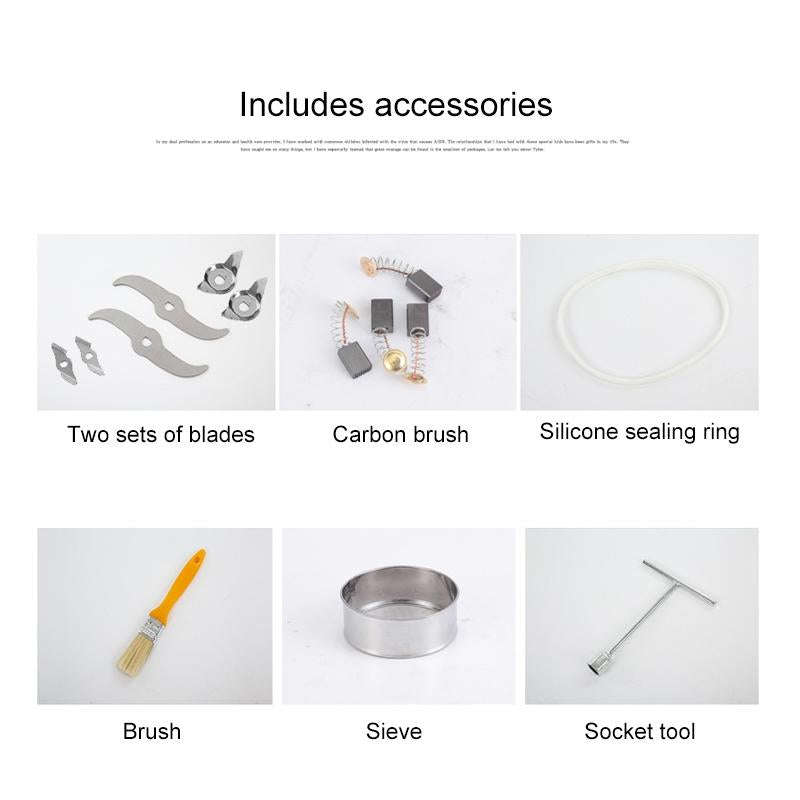 Swinging Medicinal Material Powdering Machine Small Pharmacy Medicine Grinding Machine EU Plug