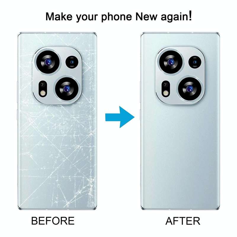 For Tecno Phantom X2 AD8 Original Battery Back Cover(Blue)