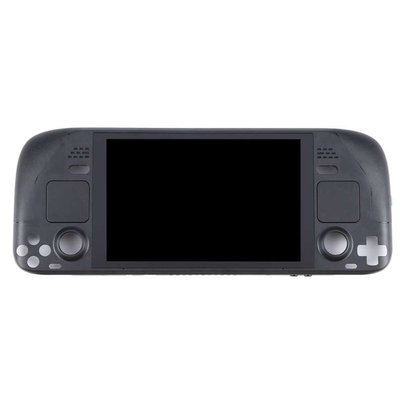 For Steam Deck Original LCD Screen Digitizer Full Assembly with Frame Frosted Version (Black)