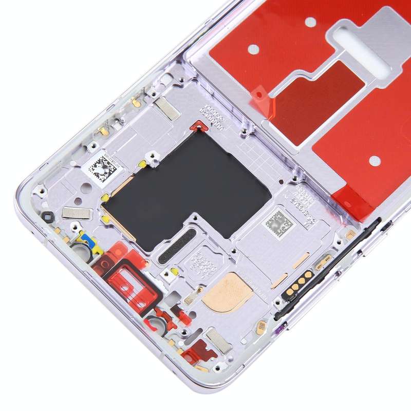 For Huawei Mate 50 Pro Front Housing LCD Frame Bezel Plate(Purple)