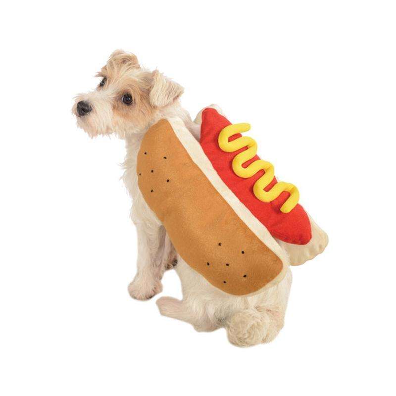 Hot Dog Style Pet Dog Cat Halloween Party Costume Clothes, Size:S