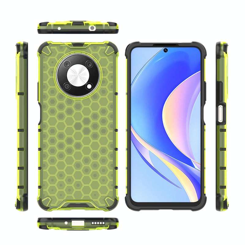 For Huawei nova Y90 4G Honeycomb Phone Case(Green)
