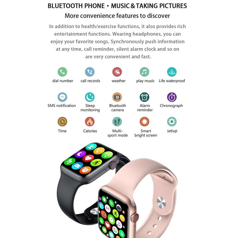 DW35 1.75 inch Full Screen IP67 Waterproof Smart Watch, Support Sleep Monitor / Heart Rate Monito...