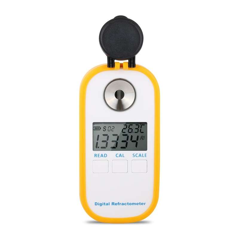 DR201 Digital Salt Refractometer Salinity Specific Gravity Meter 0~28% Refractometer Food Salt Co...