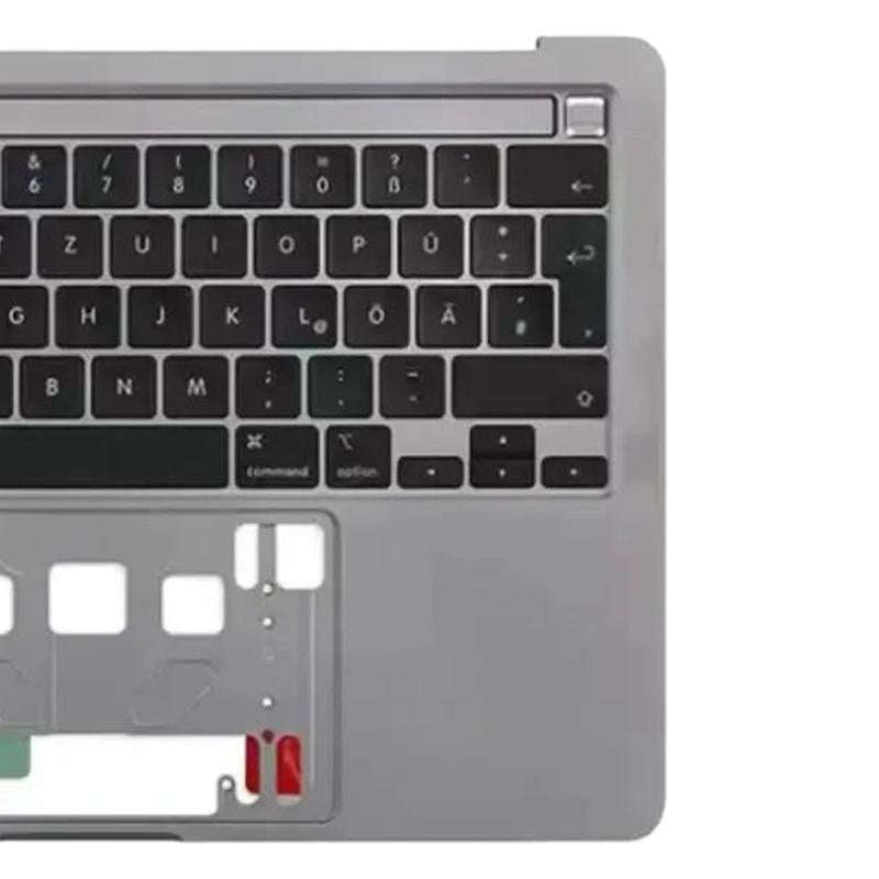 For Macbook Pro 13 inch 2021 A2338 C-side Cover + UK Edition Key Board (Grey)