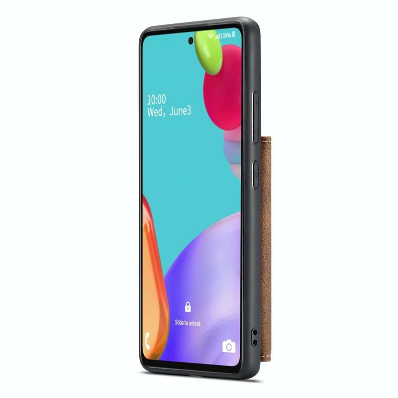 For Samsung Galaxy A33 5G JEEHOOD Retro Magnetic Detachable Phone Case with Wallet & Card Slot & ...