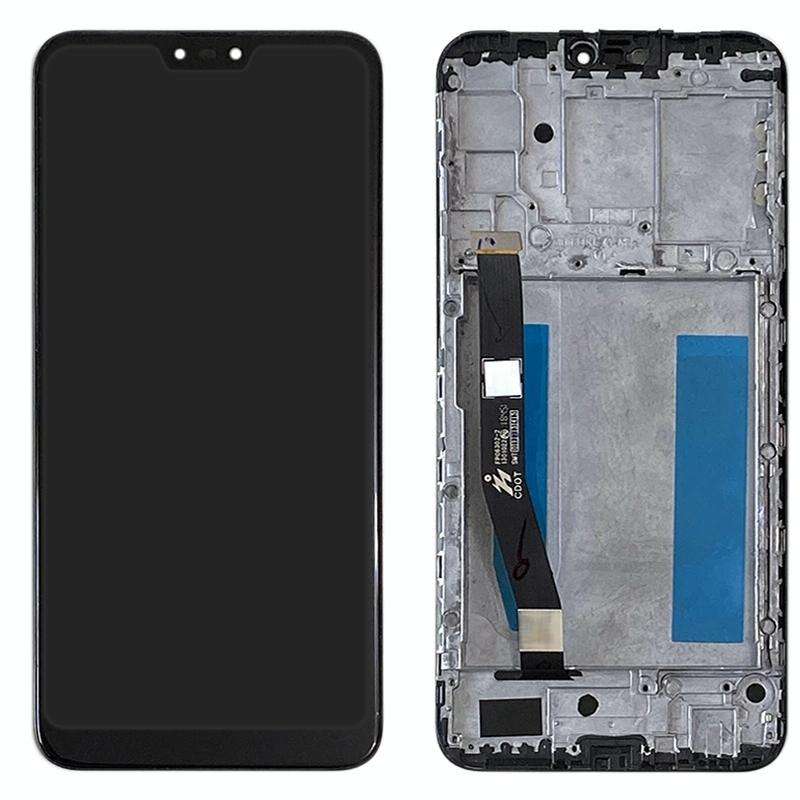 OEM LCD Screen for Asus Zenfone Max Plus (M2) ZB634KL A001D Digitizer Full Assembly with FrameBlack)
