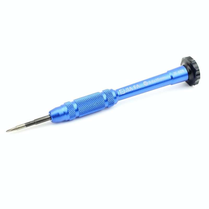 JIAFA JF-609-0.6Y Tri-point 0.6 Repair Screwdriver for iPhone X/ 8/ 8P/ 7/ 7P & Apple Watch(Blue)