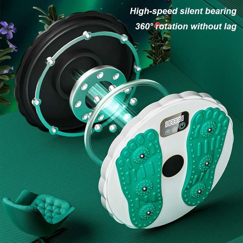 Rotating Waist Disc Twist Machine with Electronic Counter Magnetic Massage for Body Shaping, Colo...