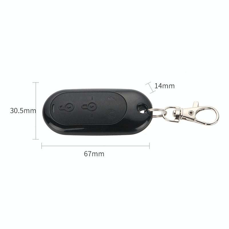 315MHz Copy Code 2pcs For Yadea Four-button Anti-theft Alarm Wireless Key Remote Control