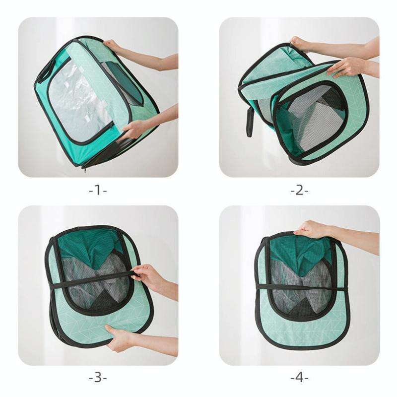 Small Household Pet Cat & Dog Hair Drying Box, Color: Gray (Medium)
