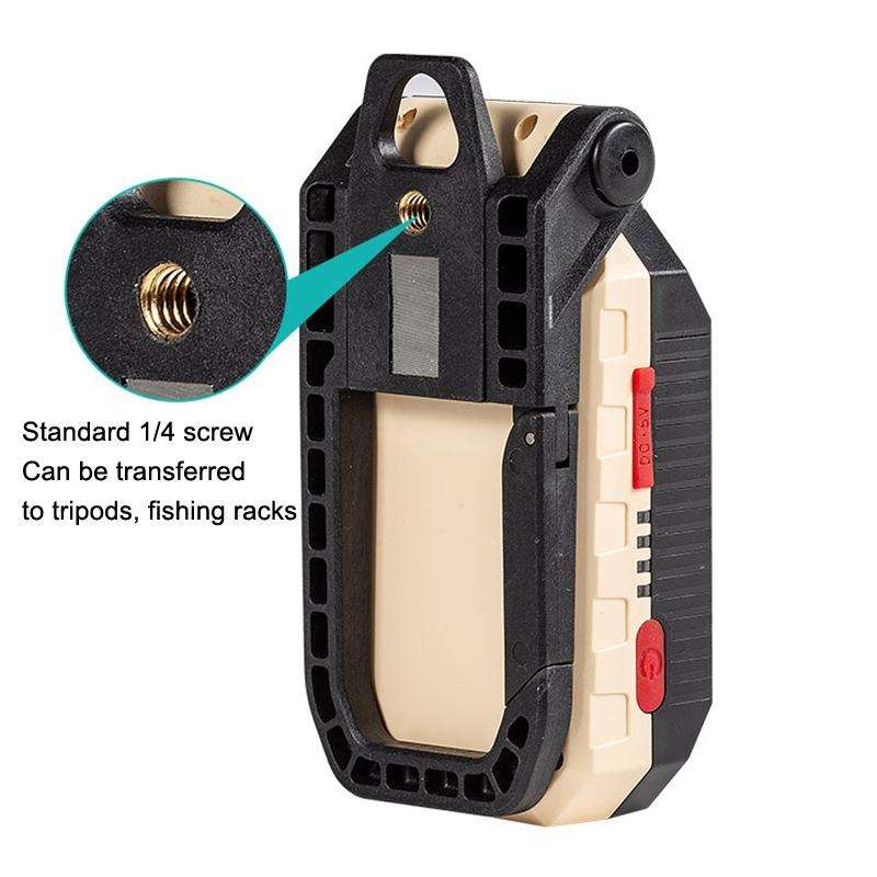 E-SMARTER COB Work Light USB Emergency Flashlight Maintenance Lamp, Style: W599A 10 Hole