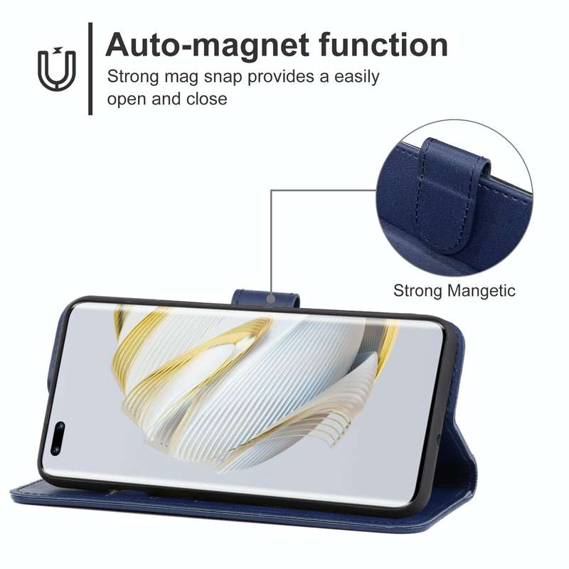 For Huawei nova 10 Pro Leather Phone Case(Blue)