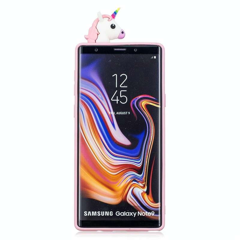 For Galaxy Note 9 Shockproof Cartoon TPU Protective Case(Unicorn)