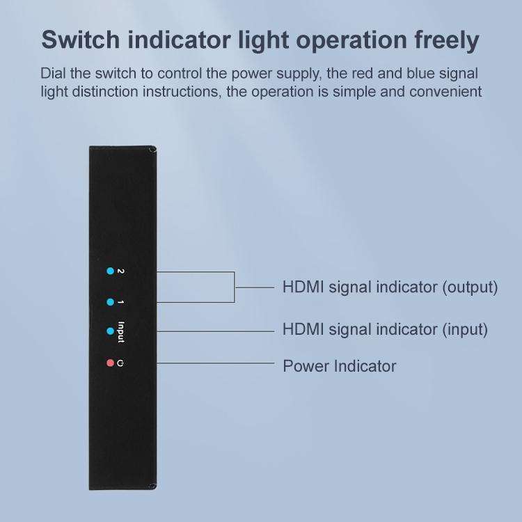 Measy SPH102 1 to 2 HDMI 1080P Simultaneous Display Splitter(UK Plug)