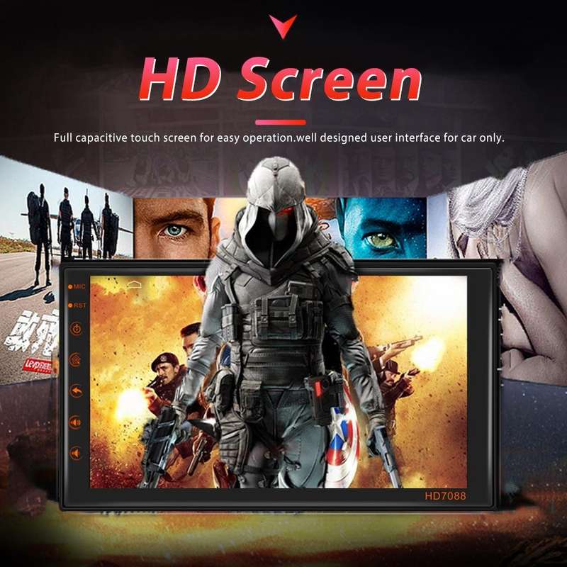 A2769 7 Inch Android Navigation WIFI Version 2+16G Vehicle Machine Central Control Large Screen, ...