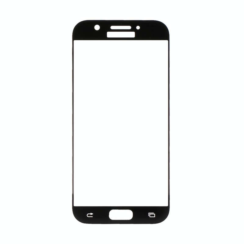 For Galaxy A7 (2017) / A720 0.33mm 9H Surface Hardness Silk-screen Full Screen Tempered Glass Scr...