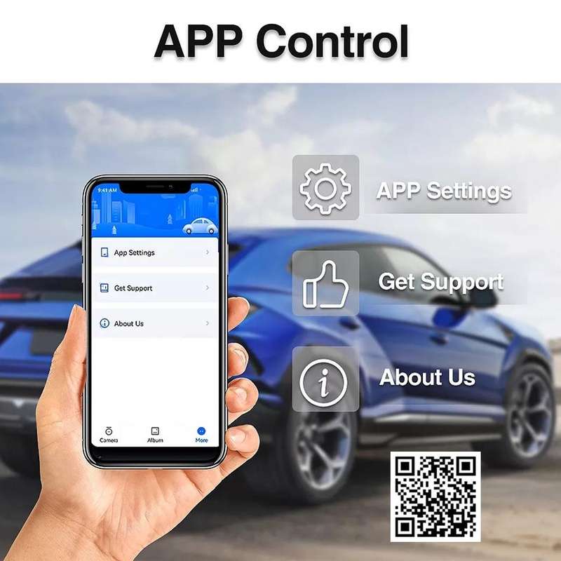 A8 WiFi Mini Car Dash Camera Android Night Version Front View Driving Recorder